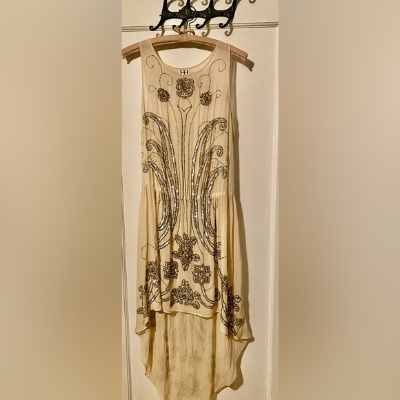 Haute Hippie Sequin Beaded  dress M Holiday Free People Revolve Party New Years - Picture 5 of 5